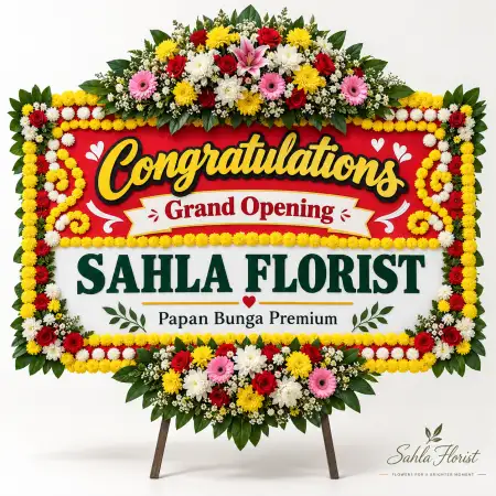 Papan Bunga Ucapan Selamat Balai Sudirman