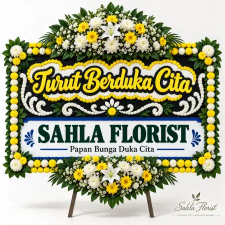 Papan Bunga Duka Balai Sudirman